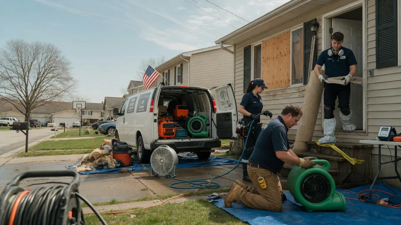 Water Damage Restoration in Hillview, IL near me
